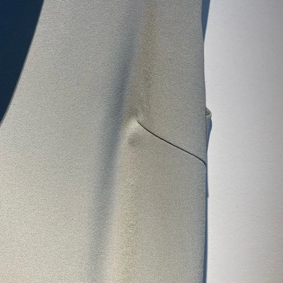 Reiss Light Gray Cowl Neck Midi Dress - Picture 6 of 11